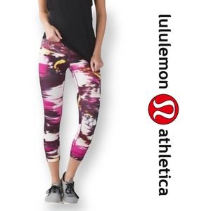 Lululemon Wunder Under Crop Leggings Pigment Wind Berry PGWB
